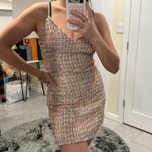 Forever 21 Multicolor Tweed Dress